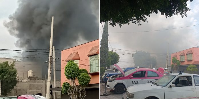 Foto: Negocio queda en cenizas en México/ Cortesía