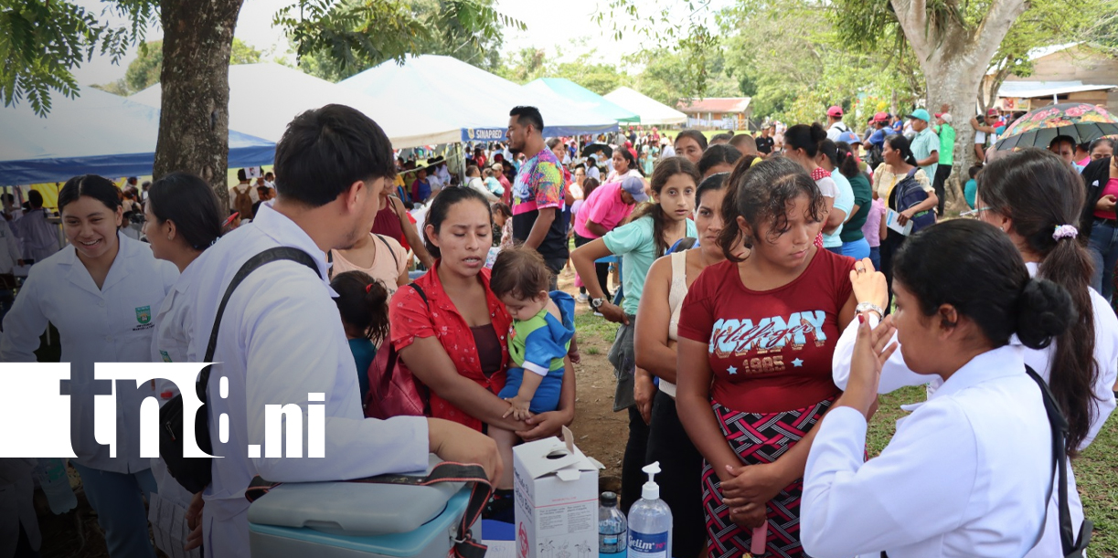 MINSA lleva salud gratuita a más de 1,800 familias en Siuna
