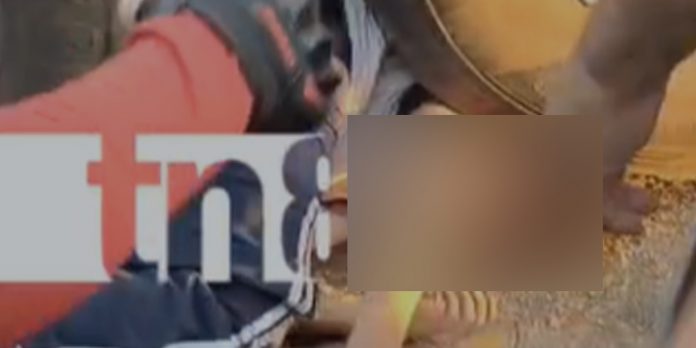 Foto: rastra arrolla a adolescente en Santa Ana Managua/TN8