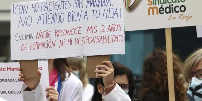 Foto: Huelga de médicos en España /cortesía