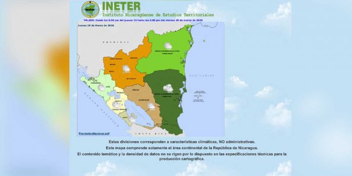Foto: Nicaragua: INETER pronostica calor intenso y lluvias en varias regiones/Cortesía Foto: Nicaragua: INETER pronostica calor intenso y lluvias en varias regiones/Cortesía