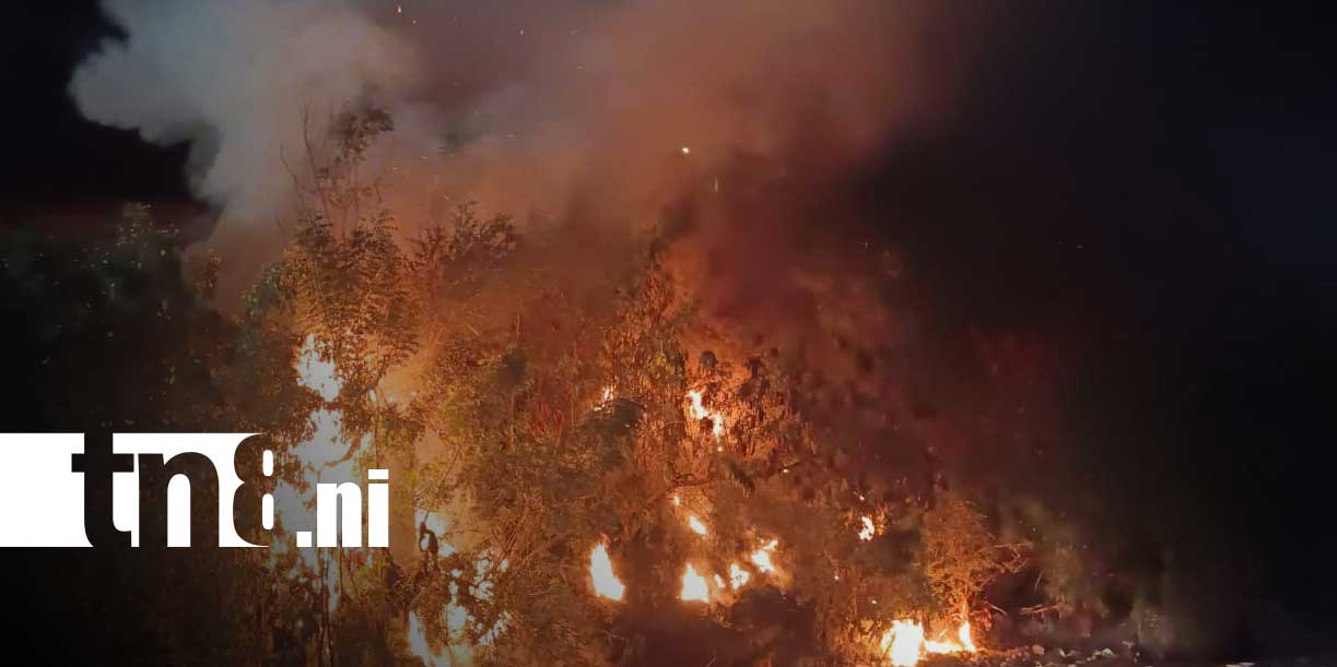 Foto: Incendio en Las Torres casi provoca tragedia en Managua/TN8