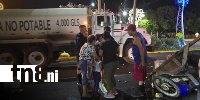 Foto: Imprudencia y caos vial en Managua: dos accidentes dejan heridos y escenas de angustia/TN8
