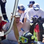 Foto: Camión se vuelca tras maniobra evasiva en la carretera Poneloya – Las Peñitas/TN8