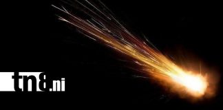 Foto:Luz misteriosa sobre el Caribe Sur/TN8
