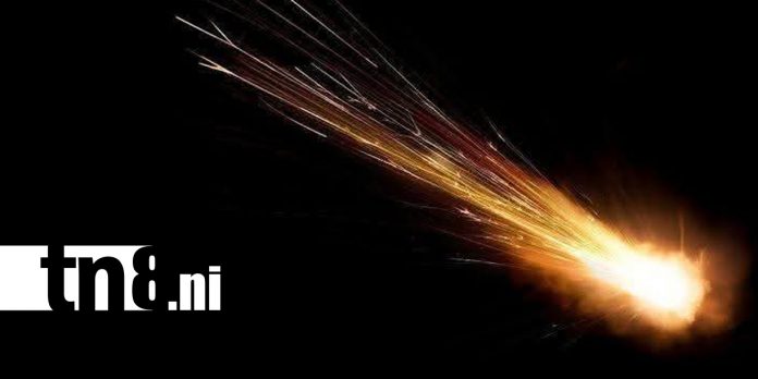 Foto:Luz misteriosa sobre el Caribe Sur/TN8 Foto:Luz misteriosa sobre el Caribe Sur/TN8