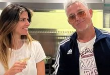 Foto: Alejandro Sanz abraza a Stephanie Cayo frente a fans/Cortesía