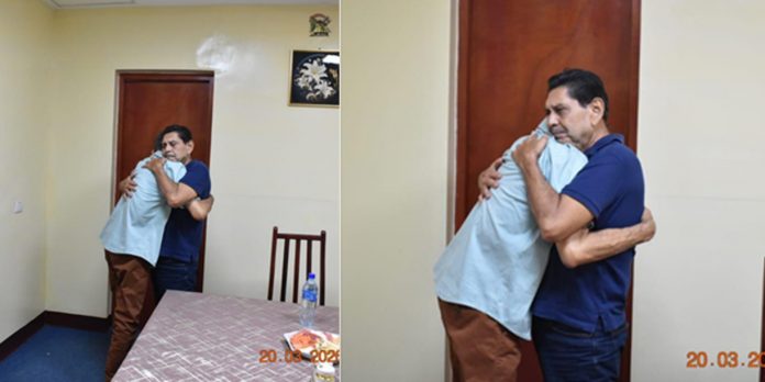 Foto: MINT informa sobre visita familiar a Bayardo Arce realizada el 20 de marzo de 2026/Cortesía