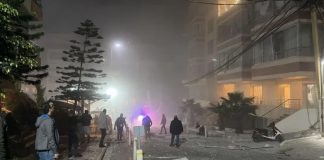 Foto: Edificio frente a Al Mayadeen en Beirut sufre ataque aéreo israelí/Cortesía