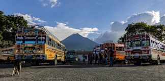 Foto: Protesta masiva en Guatemala /cortesía