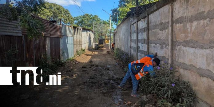 Foto: Tres cuadras mejoradas en el barrio Manolo Morales / TN8
