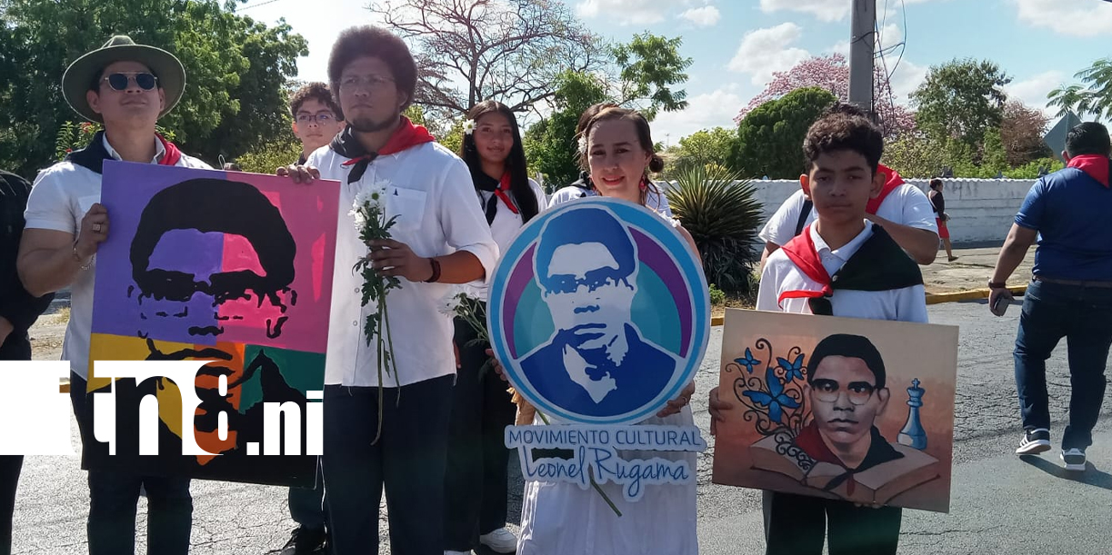 Foto: Recordando el legado del guerrillero Leonel Rugama /TN8