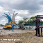 Foto: Remueven elementos de la Rotonda El Periodista, Managua