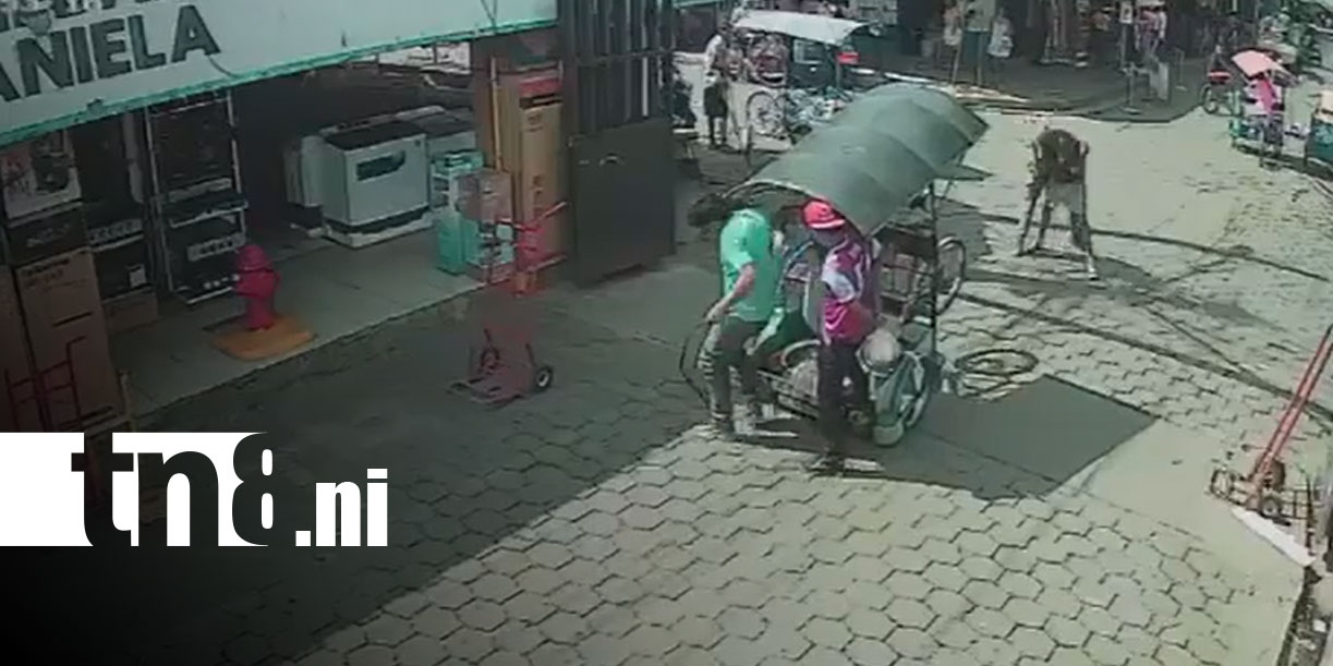 Foto: Chinandega entre robo audaz y pelea en pleno mercado/TN8