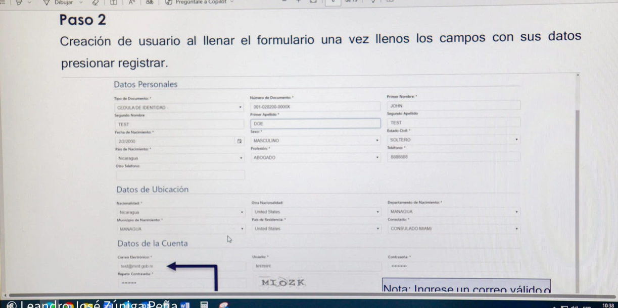 Foto: DGME detalla pasos para solicitud de pasaporte/Cortesía 