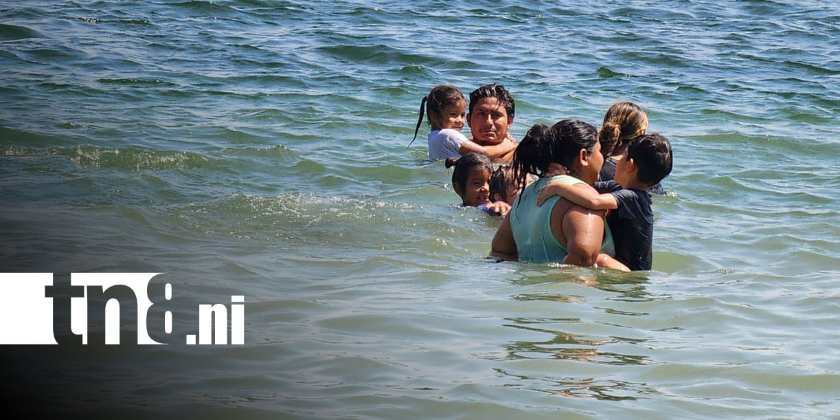 Foto: Xiloá recibe a decenas de familias / TN8
