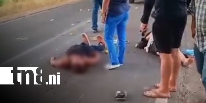Foto: Accidente en carretera a Masachapa /TN8