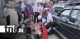 Foto: Accidente de motos deja lesionados en Estelí / TN8