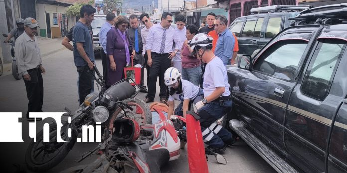 Foto: Accidente de motos deja lesionados en Estelí / TN8