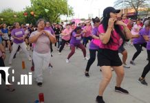 Foto: Alcaldía de Managua celebra el Día de la Mujer con emotivo Zumbatón/TN8