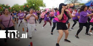 Foto: Alcaldía de Managua celebra el Día de la Mujer con emotivo Zumbatón/TN8