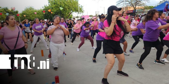2 Foto: Alcaldía de Managua celebra el Día de la Mujer con emotivo Zumbatón/TN8