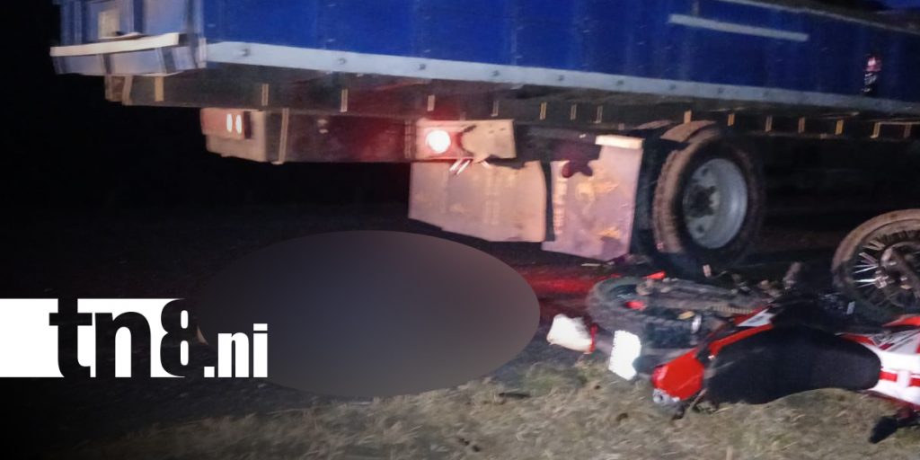 Foto: Motociclista fallece en trágico accidente de tránsito en Acoyapa, Chontales/TN8