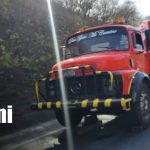 Foto: Llanta desprendida de grúa provoca accidente en carretera Nueva León/TN8