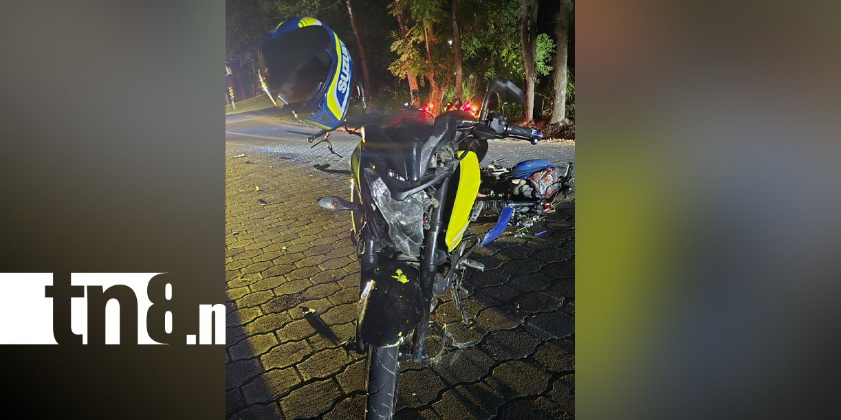 Foto: Motociclista lesionado en accidente en jalapa/TN8