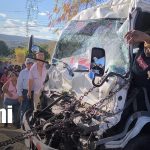 Conductor sufre fractura tras impactar contra camión en carretera de Estelí Foto: Conductor sufre fractura tras impactar contra camión en carretera de Estelí/ TN8