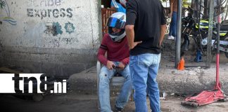 Foto : Accidente en Juigalpa deja motociclista lesionado/TN8