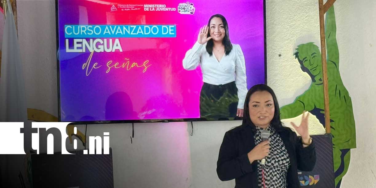 Foto: Inclusión y aprendizaje marcan curso de lengua de señas/TN8