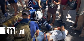 Foto: Lesionado en accidente vial en Pista Suburbana / TN8