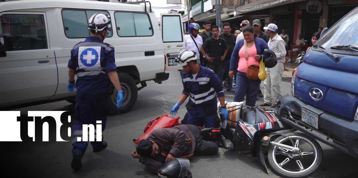 Foto: Choque entre moto y vehículo provoca lesiones a conductor en las Segovias / TN8
