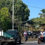 Foto: Choque en carretera Masaya–Granada / TN8