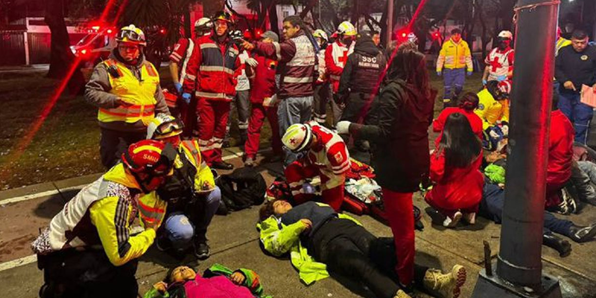 Foto: Choque en Periférico Sur deja 12 lesionados, México/ Cortesía