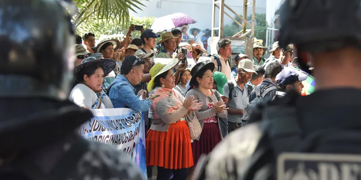 Foto: Violencia política en Bolivia /cortesía 