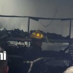 Foto: Incendio destruye vivienda en Managua / TN8