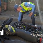 Motociclista arrolla a peatón y lo deja gravemente lesionado en Managua Foto: Motociclista arrolla a peatón y lo deja gravemente lesionado en Managua/TN8