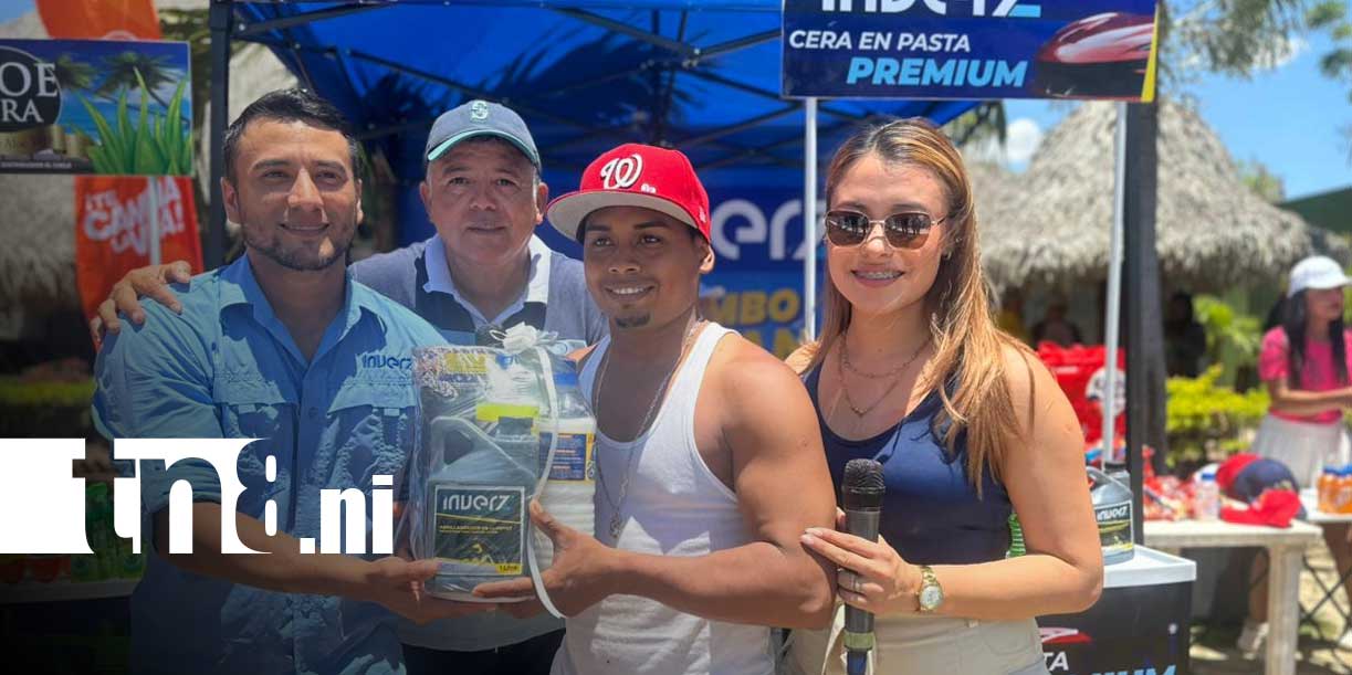 Foto: Diversión y premios en Poneloya con Crónica TN8