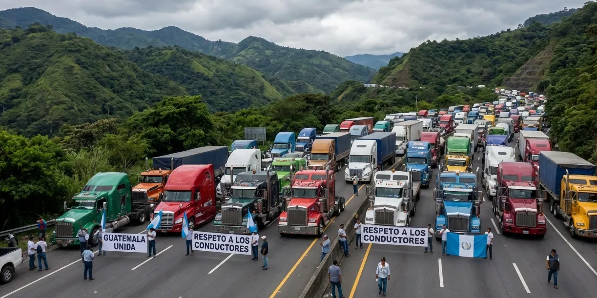 Foto: Protesta masiva en Guatemala /cortesía 