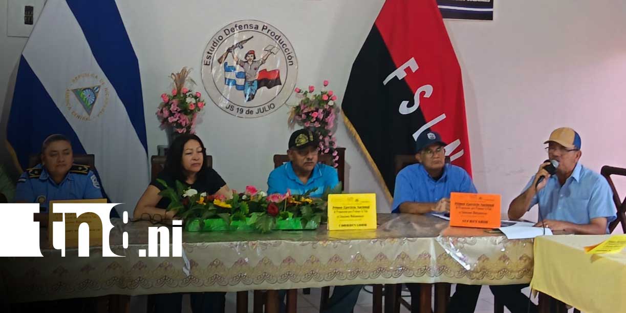 Foto: Nueva Segovia se prepara para gran ejercicio nacional de prevención/TN8