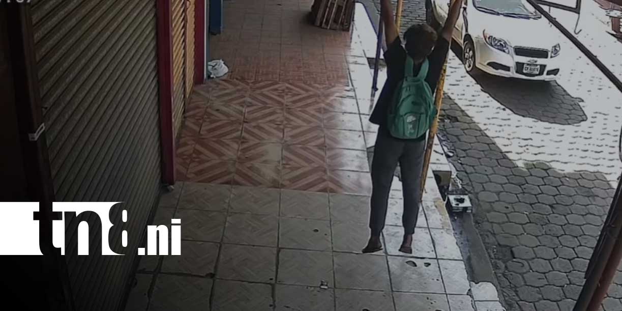 Foto: Robo de bujías con acrobacias en pleno día en chinandega/TN8