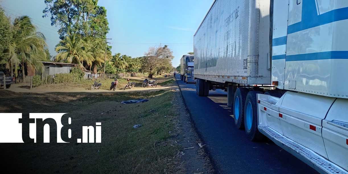 Foto: Muere Domingo Guerrero tras impacto entre camioneta y carretón en Nandaime/ TN8
