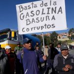 Foto: Crisis del combustible en Bolivia /cortesía