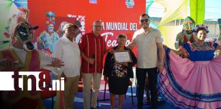 Foto: Tradicionalistas de Carazo reciben reconocimiento por el Día Mundial del Teatro/TN8