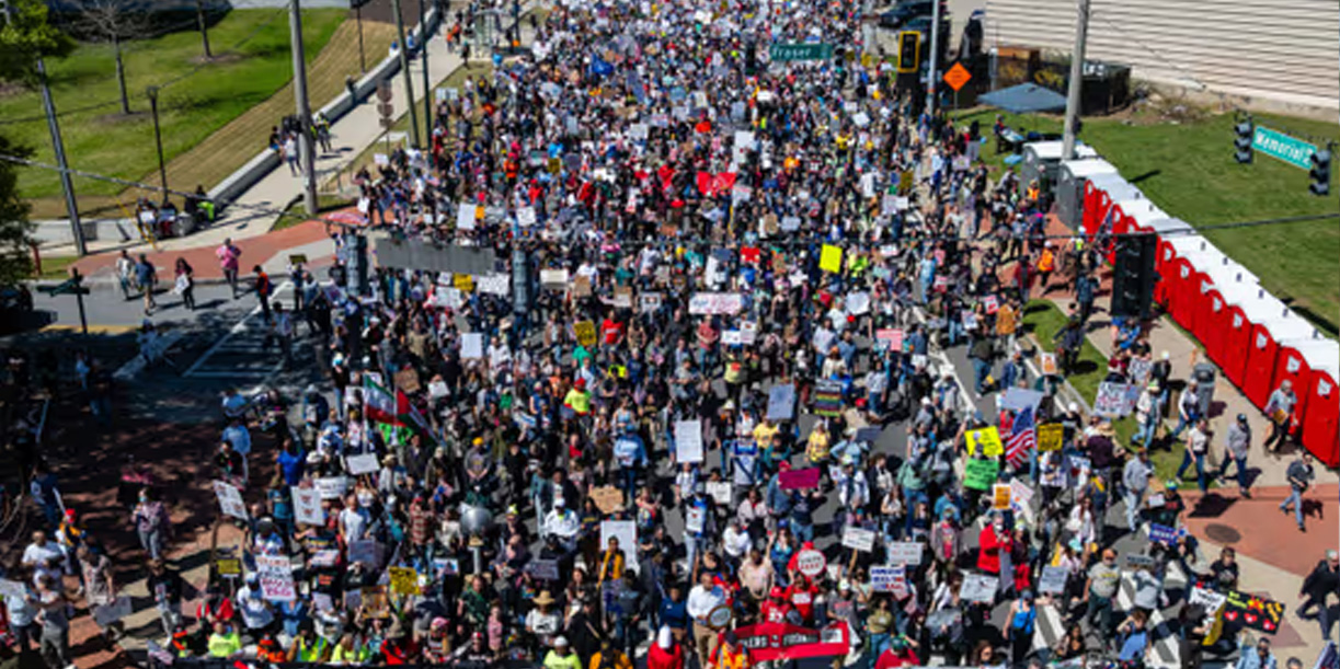 Foto: Masivas protestas en Estados Unidos /cortesía