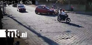 Foto: Accidente en Managua /TN8