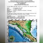 Foto: Sismo de magnitud 5.4 sacude el Pacífico nicaragüense la madrugada de este lunes/Cortesía