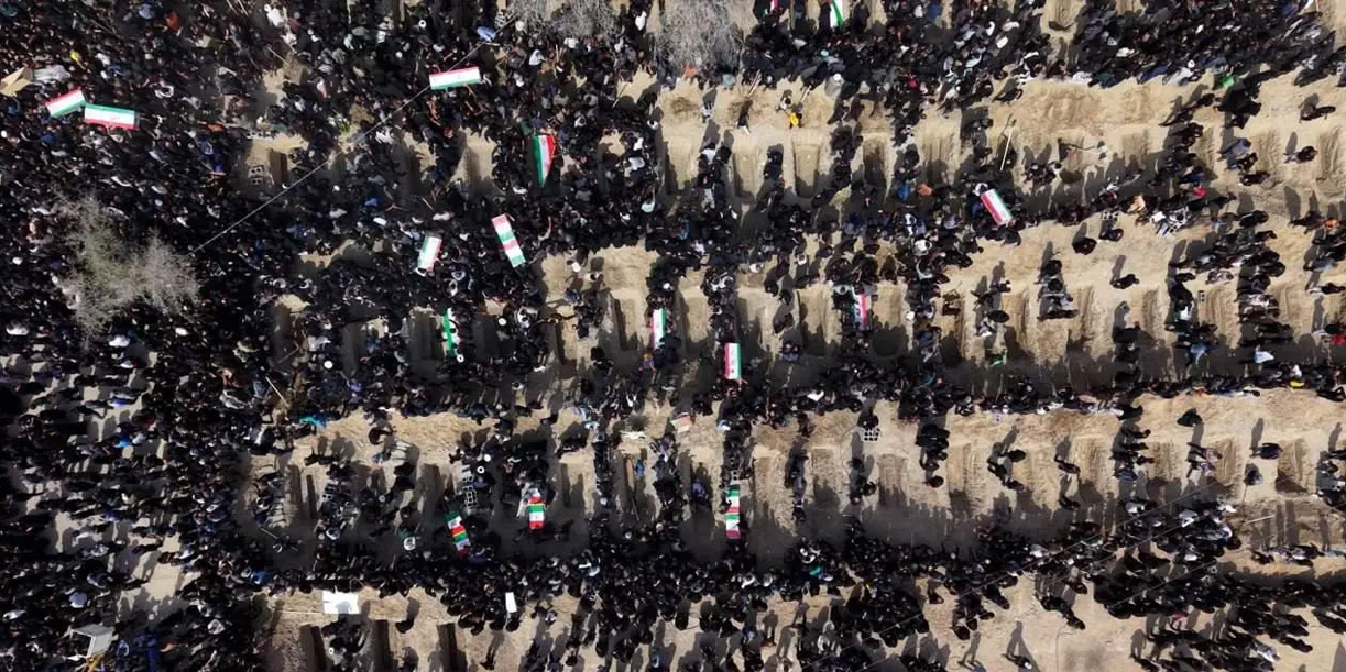 Foto: Histórico funeral en Irán /cortesía